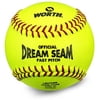 11-inch Worth Dream Seam Leather Fast Pitch Softball