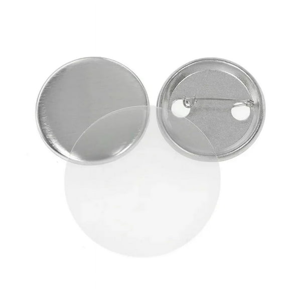 100Sets Frosted Base Blank Badge Pin Button Maker Parts Material Supplies 58mm DIY Buttons Making ,All-Inclusive Accessory Set
