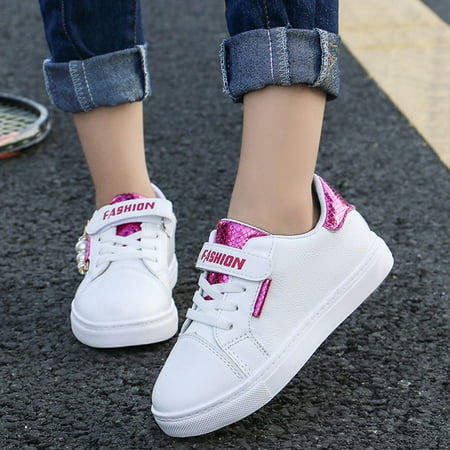 

ãYilirongyummã Baby Shoes Pearl Sport Flat Scale Baby Single Kids Shoes Princess Girls Children Baby Shoes