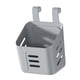 thumbnail image 4 of Cesta organizadora colgante de polímero, caja organizadora con gancho versátil, cesta colgante, cesta de almacenamiento para oficina sobre la puerta gris, 4 of 8