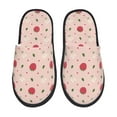 thumbnail image 1 of Balery Strawberry Pantuflas de Casa de Felpa Silenciosas con Diseño Estampado, Zapatillas Cómodas Antideslizantes de Algodón para Interior-Medium, 1 of 8