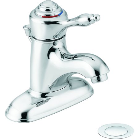 Moen L4612 Castleby Chrome Single Handle Lavatory Faucet