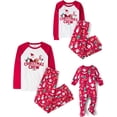 thumbnail image 1 of The Children's Place Ensembles de Pyjamas de Noël Festifs Assortis pour la Famille, Coton, 1 of 5