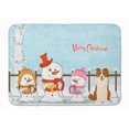 thumbnail image 1 of Carolines Treasures BB2450RUG Merry Christmas Border Collie Red & White Machine Washable Memory Foam Mat, 1 of 4