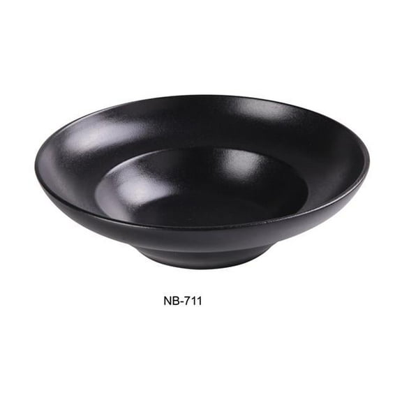 20 oz Noble Black Deep Mediterranean Bowl, Black - 11 x 3.25 in. - Pack of 12