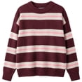 thumbnail image 5 of Zeijnsda Womens Winter Sweaters Thicken Warm Striped Sweaters Crew Neck Knit Pullover Sweaters for Women, 5 of 7