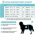 thumbnail image 2 of Avont 3 Pack Washable Female Dog Diapers, Premium Reusable Highly Absorbent Doggie Diapers Wraps Durable Dog Diaper Cover - Black/ XL, 2 of 8