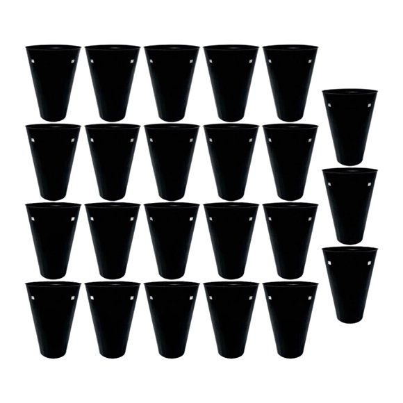 23 Cubos de Flores, Jarrones Cónicos Retro con Base para Ramo de Flores para Boda