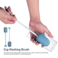 thumbnail image 3 of EIGTHTAIL Sponge Cleaning Brush Kitchen Tool Milk Bottle Glass Cleaner Material Is Pp Baby, 3 of 6