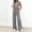 Gray, variant on Two Piece Set for Women Summer Outfits Mock Neck Sleeveless Tank Top Wide Leg Pants Athletic Matching Sets Summer Vacation Travel Outfits Trendy Going Out Suits for Womens 2026 Camel L