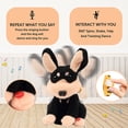 Interactive BeeDog Plush Toy: Repeats Words, Dances, Sings, Headbanging ...