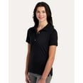 thumbnail image 2 of JERZEES 437F Women's Dri-Power Polo-Black-M, 2 of 6