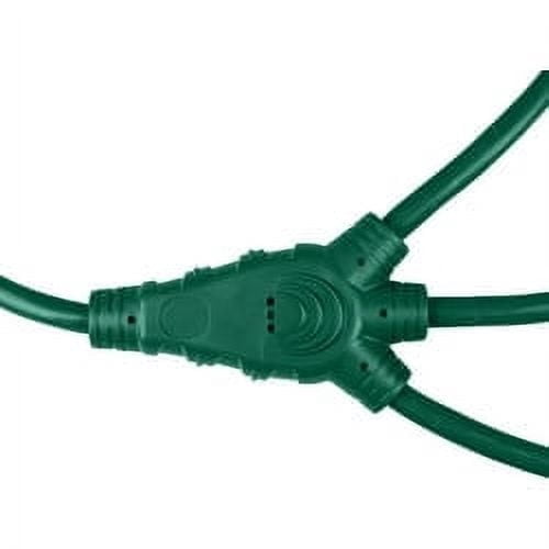 Outdoor 3-Outlet Multi-Directional Cord, Green, 25', by Holiday Time