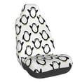thumbnail image 1 of Wukai Lovely Penguin Full Set Car Seat Covers with Soft Padding Universal Auto Front Seats Protector and Cushion Mat, 1 of 5