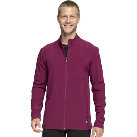 

Cherokee Infinity Scrubs Jacket For Men Zip Front Plus Size CK332A 5XL Wine