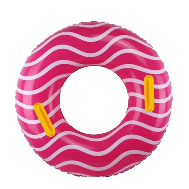 Flotador inflable para piscina 10Leccion para adultos y adolescentes, color rosa