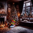 thumbnail image 2 of Universal Statues 3D LED Lighted Snowman Christmas Infinity Mirror - 16", 2 of 3