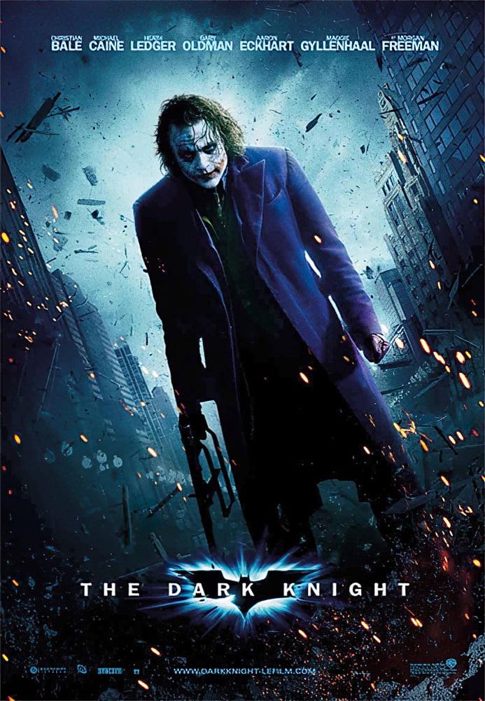 The Dark Knight Movie Poster man cave bar The Joker Choose Size Heath Ledger 