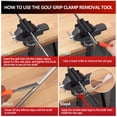 thumbnail image 3 of Kit de agarre para palos de golf ArLinal, pinza con agarre para palos de golf, 3 of 5