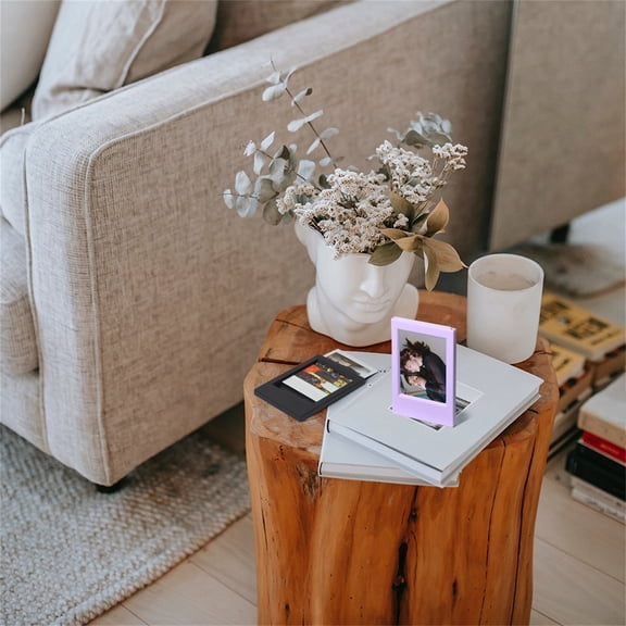 Mini 3-Inch Instant Photo Frame - Vertical Tabletop Stand for Instant Photos,Desk Ornament&Home Decor