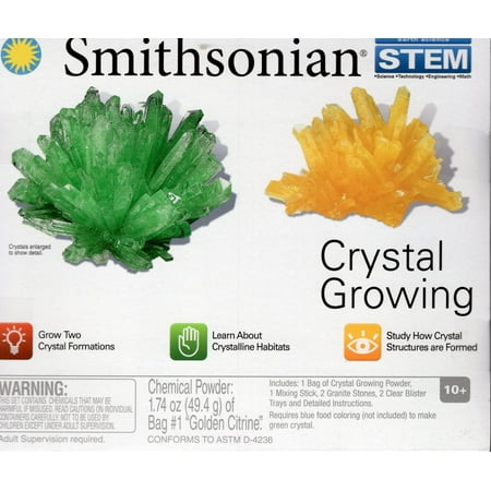 Smithsonian Stem Crystal Growing Kids Education Toy