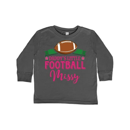 

Inktastic Football Girls Sports Gift Gift Toddler Toddler Girl Long Sleeve T-Shirt