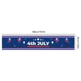thumbnail image 2 of 250Th Anniversary Usa 4Th Of July Red, White Blue Creative Independence Day Polyester Cotton Printed Table Flag Table Decorations, 2 of 8