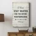 thumbnail image 5 of Please Stay Seated Premium Gallery Wrapped Canvas - Ready to Hang, 5 of 9