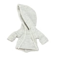 thumbnail image 2 of Sudadera con capucha de tela para muñecas de 1 a 12 pulgadas Gris, 2 of 9