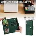 thumbnail image 2 of Case for Samsung Galaxy S21 5G Magnetic Leather Zipper Wallet Cover Card Holder, 2 of 5