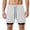 White-08, variant on Rvwovn Men's 2-in-1 Lined Athletic Shorts with Compression Liner Lightweight Workout Running Shorts