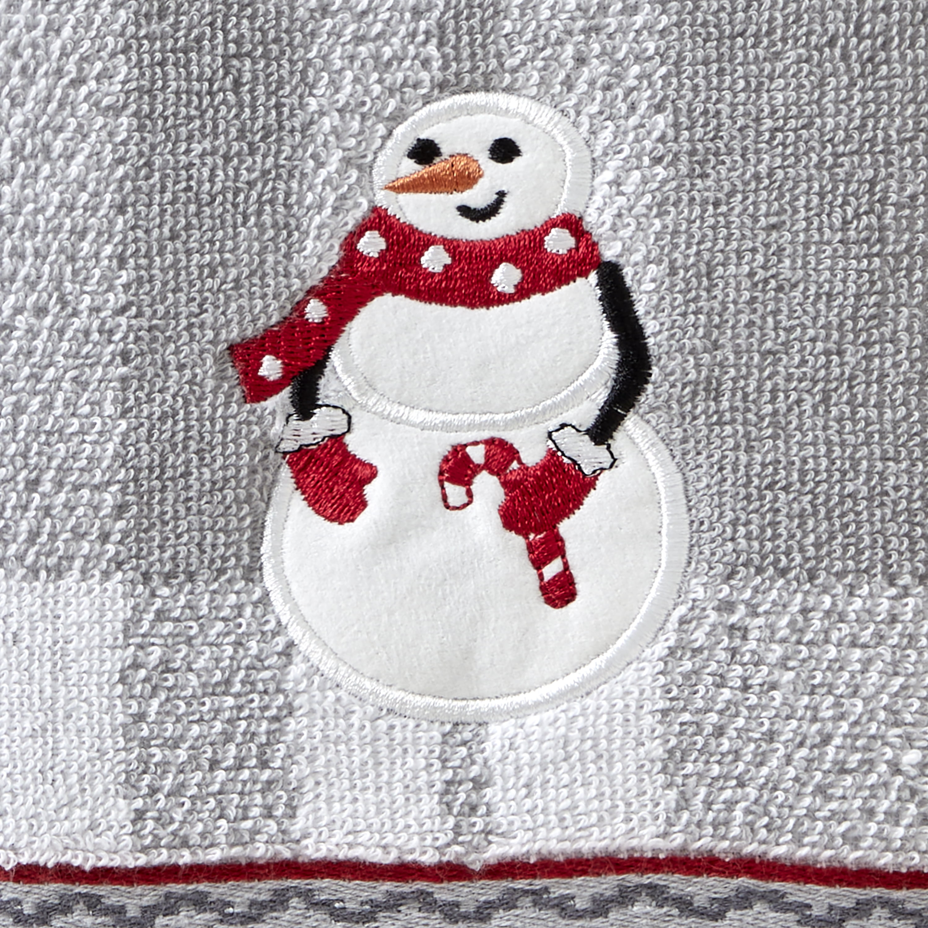 Snowman Christmas Towel, Christmas Kitchen Towels, Red Snowman Towels, –  Country Squared