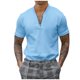 thumbnail image 1 of Shirt Men's Short Sleeved Men's T-shirt Men's Casual Tight European And American Top3XL, 1 of 5