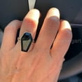 thumbnail image 2 of coffin ring natural black onyx ring 925 sterling silver rings dainty ring gemstone ring bohemian jewelry handmade ring coffin black onyx ring onyx ring wedding ring thanksgiving ring promise ring, 2 of 5