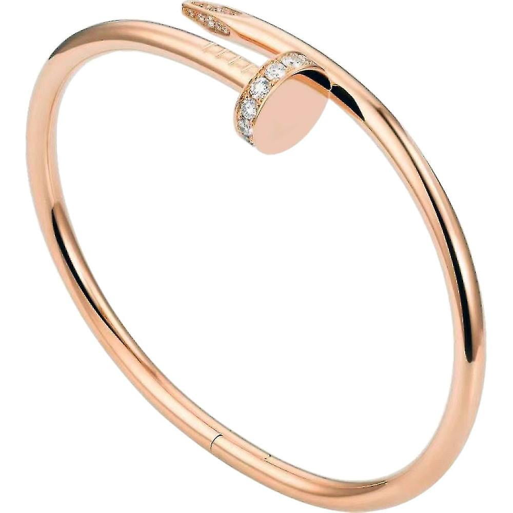 Stainless Steel Nail Head Bracelet Head And Tail With Diamonds Walmart
