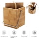 thumbnail image 1 of Cubo De Almacenamiento De Bambú Cuadrado Cubo De Madera Cubo De Almacenamiento De Utensilios De Cocina Multifuncional Duradero Yuarrent HA035322-00, 1 of 6