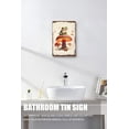 thumbnail image 4 of Cute Frog Poster - Aluminum - Gifts for Frog Lovers Vintage Tin Sign Funny Frog Mushroom Wall Decor, Rustic Sign for Bedroom Living Room Cafes Bar Gifts Christmas 12x16 Inches, 4 of 7