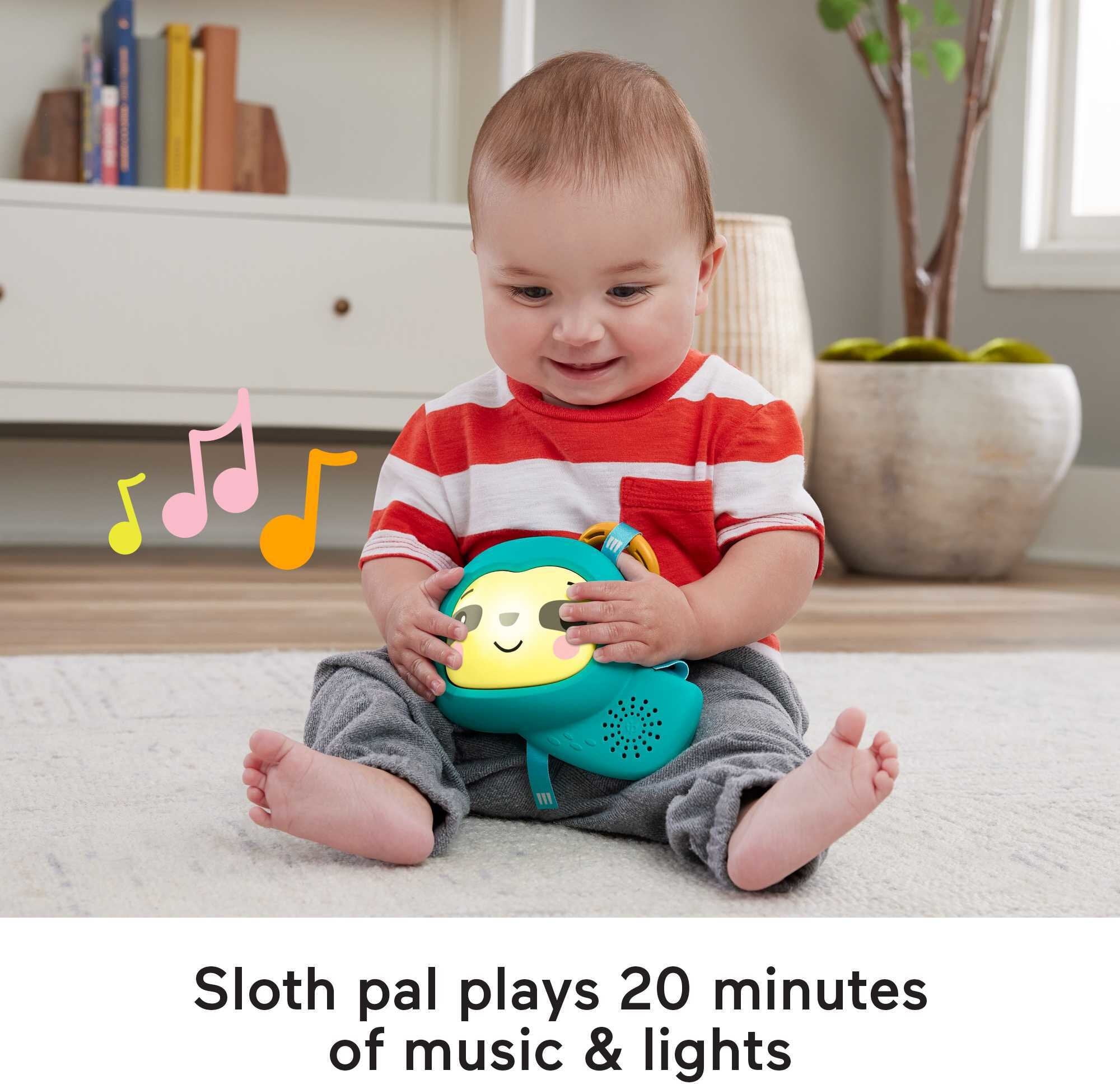 Fisher-Price 3-in-1 Rainforest Sensory Gym Tummy Wedge with 6 Baby Toys Newborn to Toddler