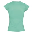 thumbnail image 2 of SOLS - Camiseta de manga corta modelo Moon con cuello en forma de V para mujer (Menta), 2 of 3