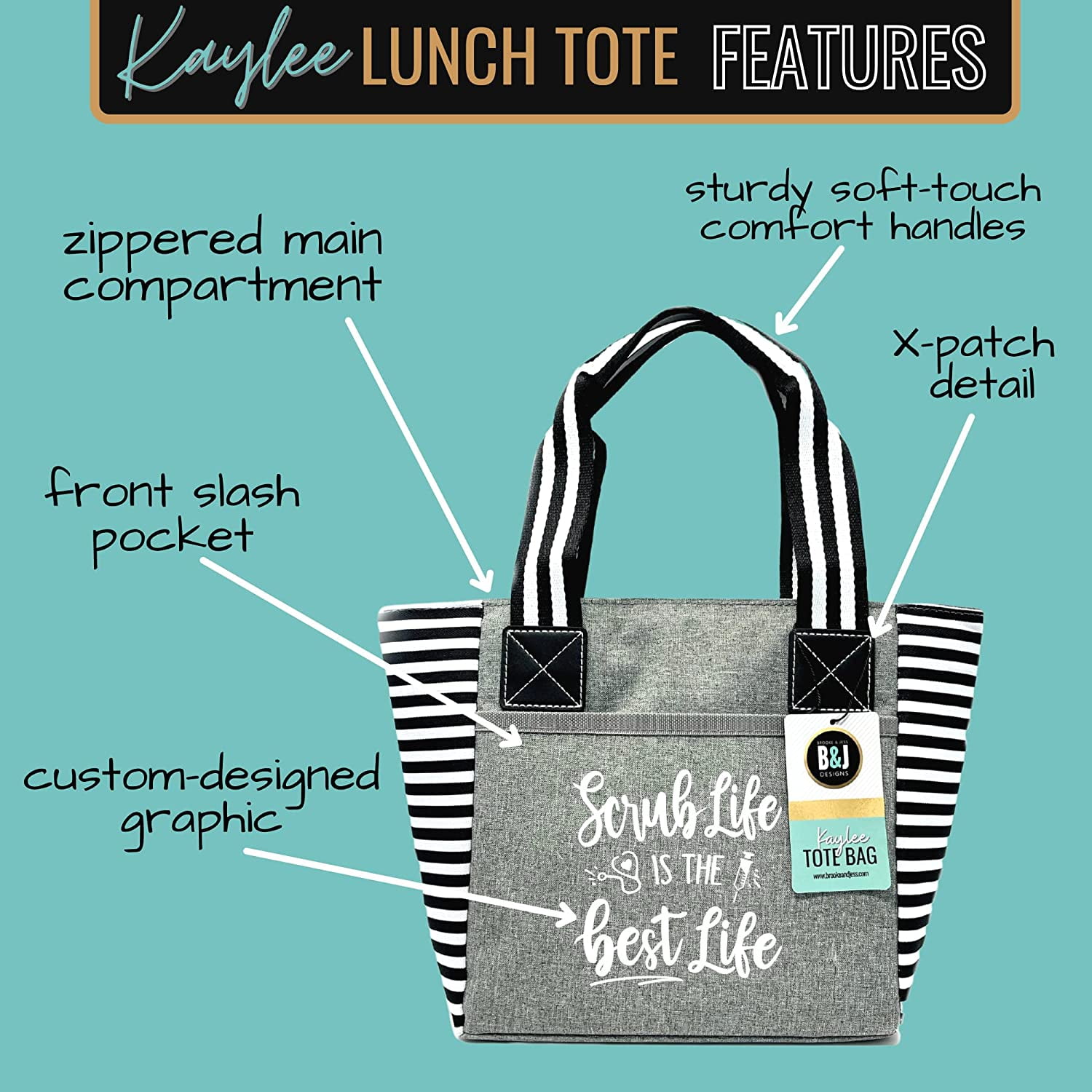 Nurse Lunch Bags for Work - Insulated Nurse Lunch Bag, Medical