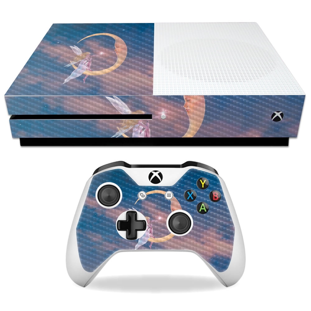 Carbon Fiber Skin Compatible With Microsoft Xbox One S Sticker Design
