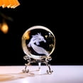 thumbnail image 4 of weibbin Engraved Decorative Crystal Sphere Decorative Quartz Glass Ball, Model Astronomy Sphere, Paperweight Crystal Display Sculpture Home Decor Crafts for Kids Friends, 4 of 6