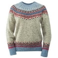 thumbnail image 4 of Kilaqueen Fair Isle Sweaters for Women Crew Neck Long Sleeve Knitted Pullover Comfy Warm Fall Winter Fashion Holiday, 4 of 4