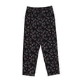 thumbnail image 4 of Xecao Cool Skull Love Women's Straight Lounge Pajama Pants: The Epitome of Relaxed Sleepwear, 4 of 9