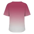 thumbnail image 4 of Baberdicy Basic Button-Down T-Shirt - Women's Solid Color Casual Short Sleeve Top, Comfortable Crew Neck Everyday Essential Tee (Hot Pink | L), 4 of 7
