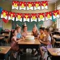 thumbnail image 3 of Banderín de cumpleaños Neyeidru preensado, rojo, blanco y amarillo, 3 of 7