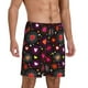 thumbnail image 2 of Fotbe Geometric Hearts Pantalones Cortos de Pijama para Hombre, Ropa de Dormir, Pantalones de Pijama Cortos para Hombre-Large, 2 of 6