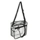 thumbnail image 3 of Bolsa de mano transparente de gran capacidad para uso informal, de PVC transparente, para artículos de tocador, portátil, para compras, viajes y playa., 3 of 14