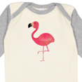 thumbnail image 4 of Inktastic Cute Flamingo Bird Boys or Girls Long Sleeve Baby Bodysuit, 4 of 5