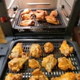 thumbnail image 6 of Tizuqe 2x/set Air Fryer Grill Pan Nonstick Baking Replacement Tray Square Oven Pan Square Grill Plate Cooking Tray Rack Kitchen, 6 of 6